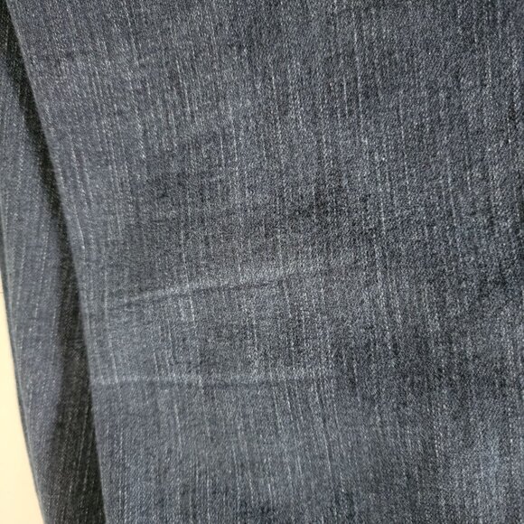 Lane Bryant Womens Jeans Size18 Mid Rise Tapered Leg Whiskered Blue Denim - Picture 10 of 12